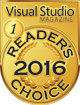 Gold at the Visual Studio Reader's Choice Awards for Report Generator List & Label