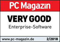 Accolade from PC Magazin for report generator